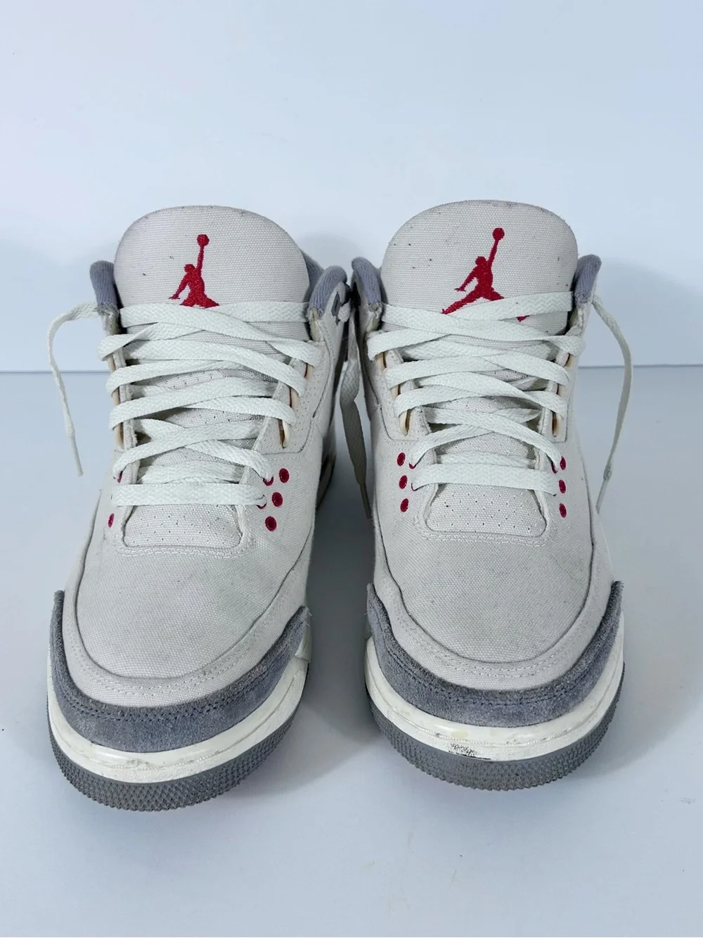 Nike Air Jordan 3 Retro SP Muslin Canvas Men's Size 9.5 DH7139-100 Sneakers